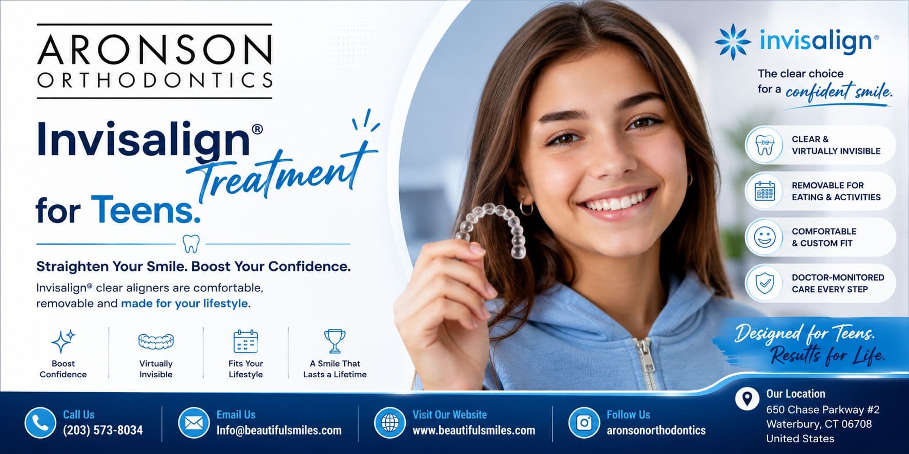 Invisalign Treatment for Teens | Aronson Orthodontics