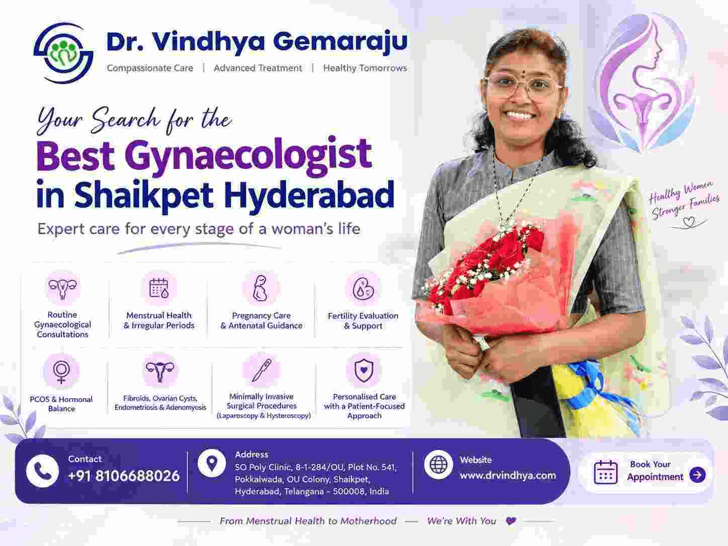 Best Gynaecologist in Shaikpet Hyderabad –  Dr Vindhya Gemaraju