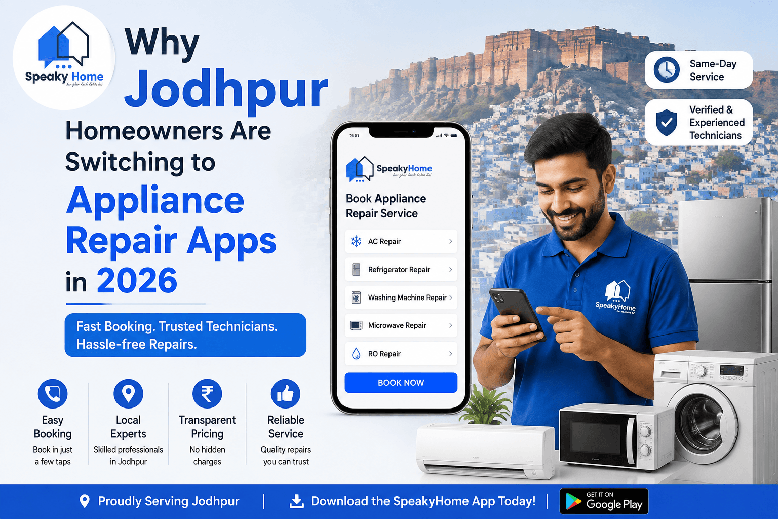 Why Jodhpur Homeowners Are Switching to Appliance Repair Apps in 2026