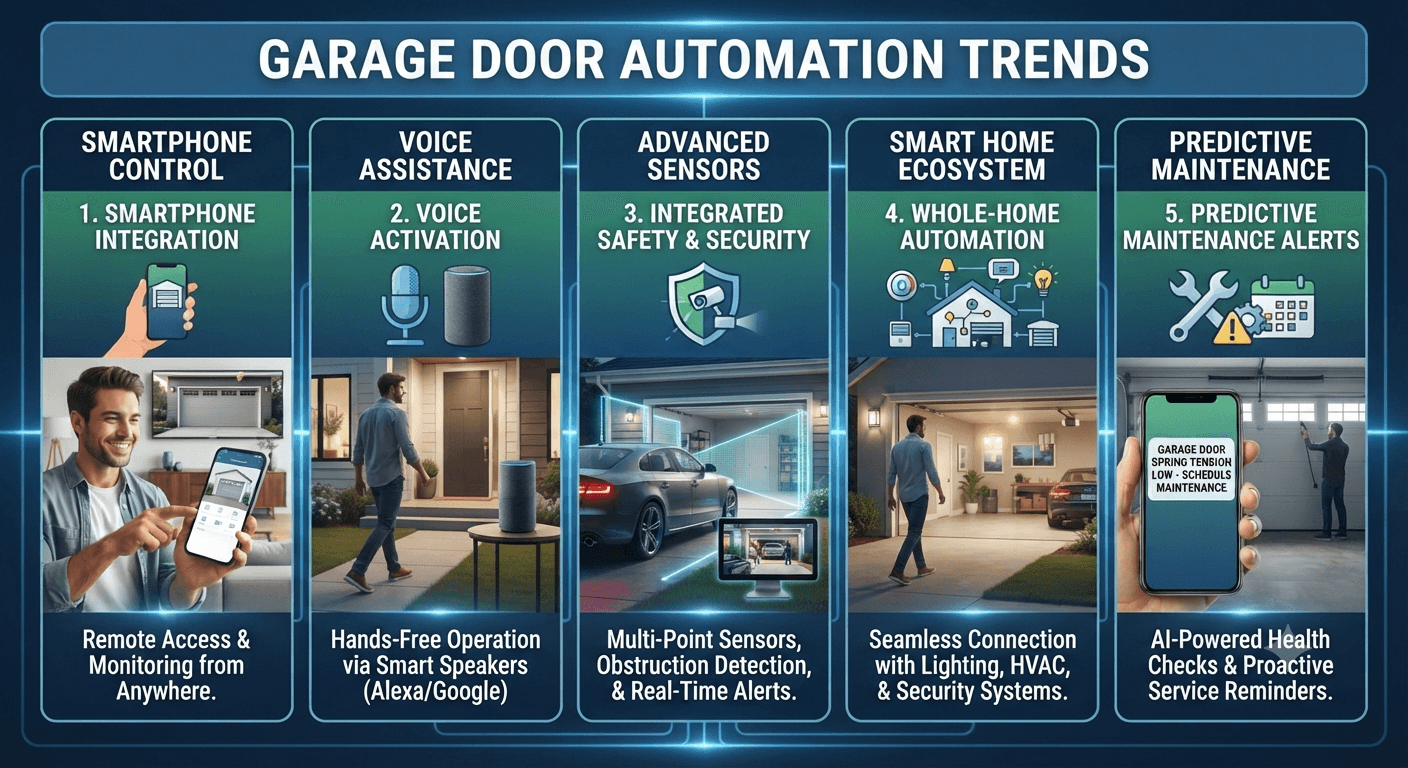 Garage Door Automation Trends: The Future of Smart and Secure Homes