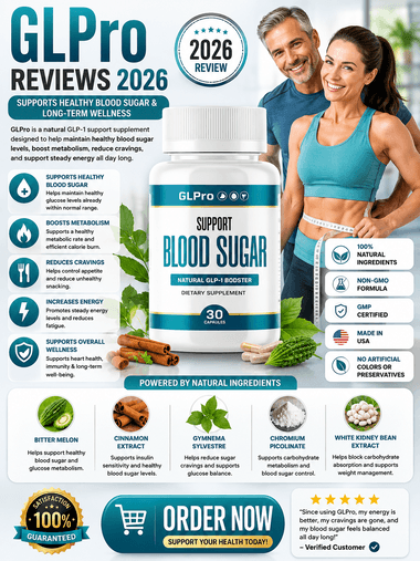GLPro Reviews 2026 | Natural Blood Sugar & Energy Support Formula