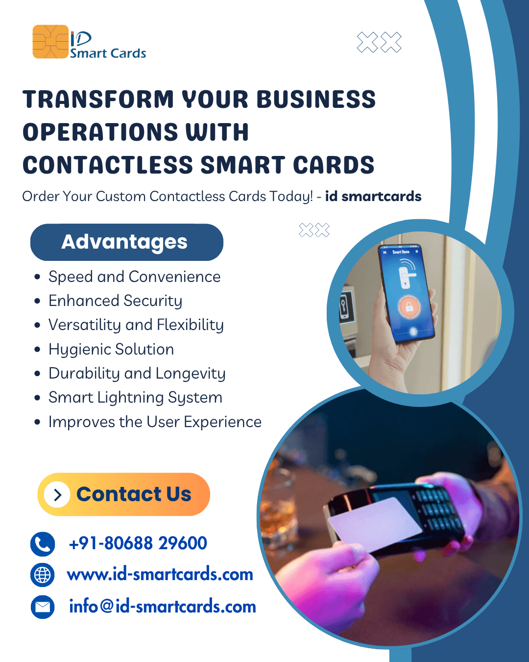 The Future is Contactless: Explore Benefits of Smart/Chip Cards - Id-smartcards