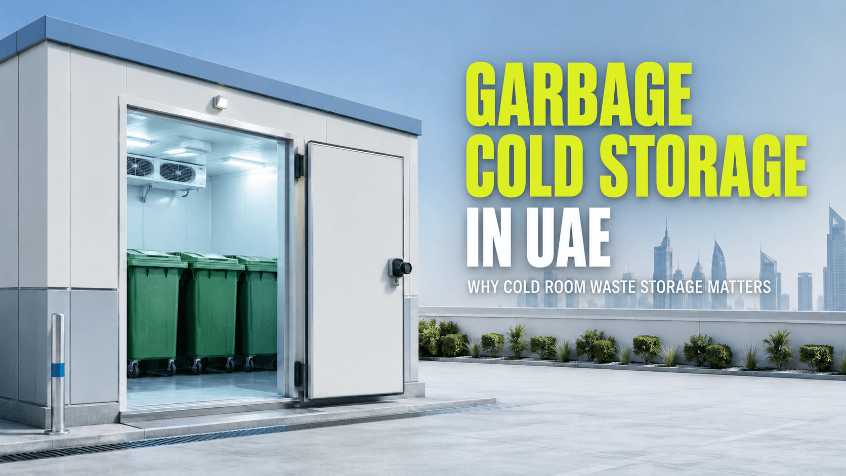 Garbage Cold Storage in UAE: Why Cold Room Waste Storage Matters