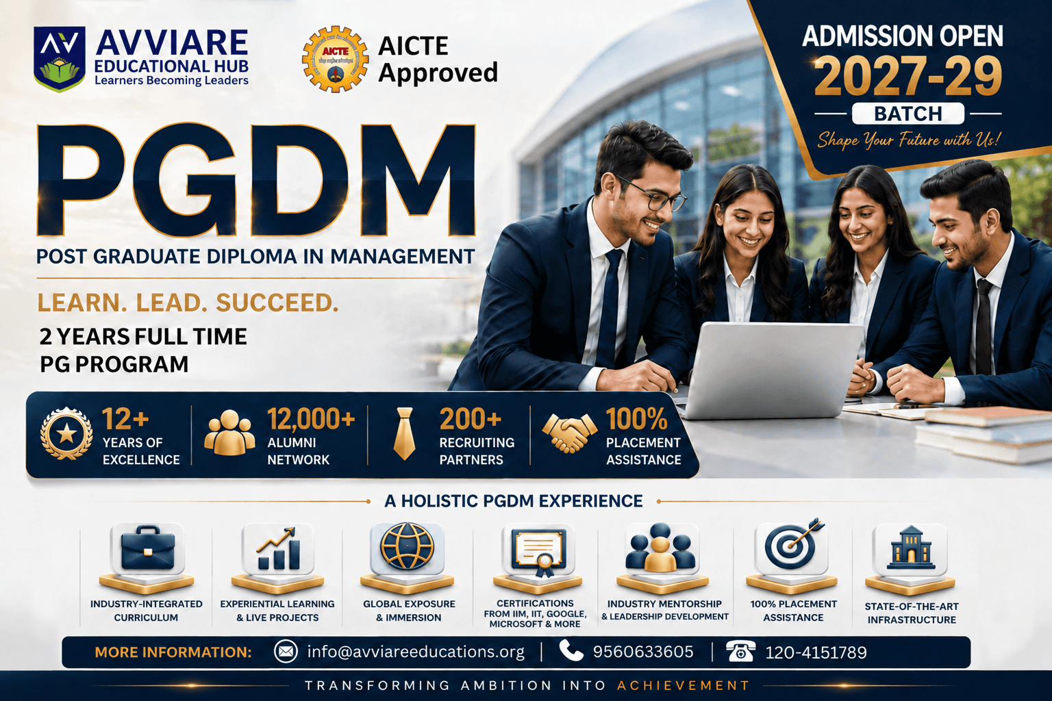 PGDM Course 2027 – Build Leadership, Business and Management Skills for Your Future