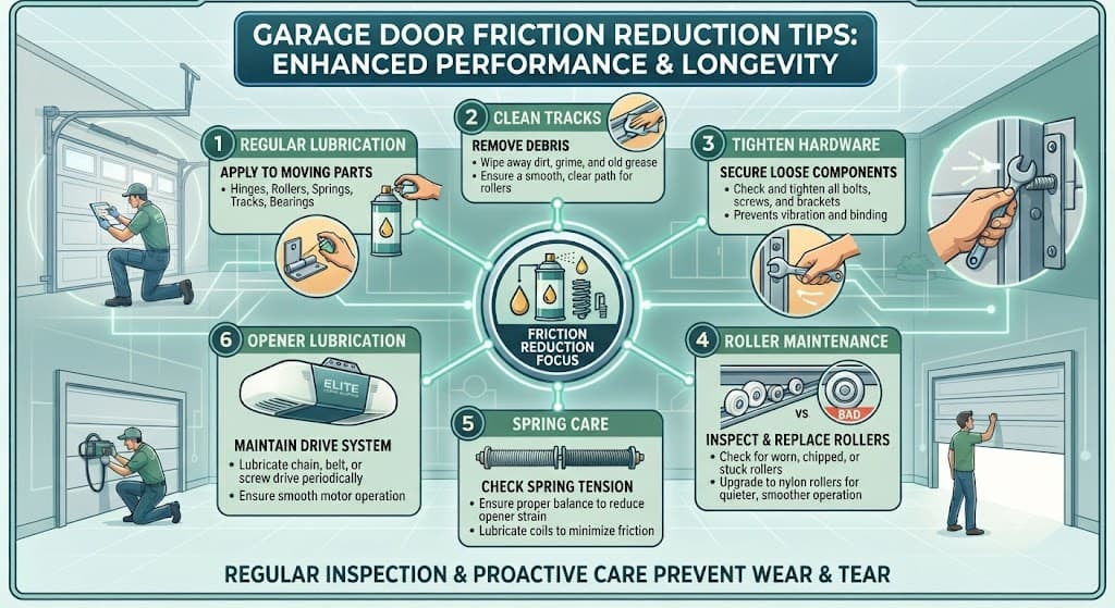 Garage Door Friction Reduction Tips