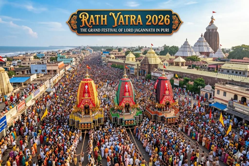 Rath Yatra 2026 – Complete Guide to Puri Jagannath Rath Yatra 2026 Dates, Rituals & Travel Tips