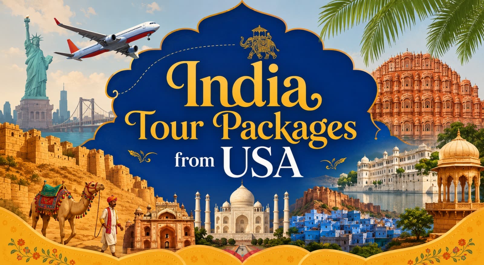 India Tour Packages from the USA for First-Time Travelers