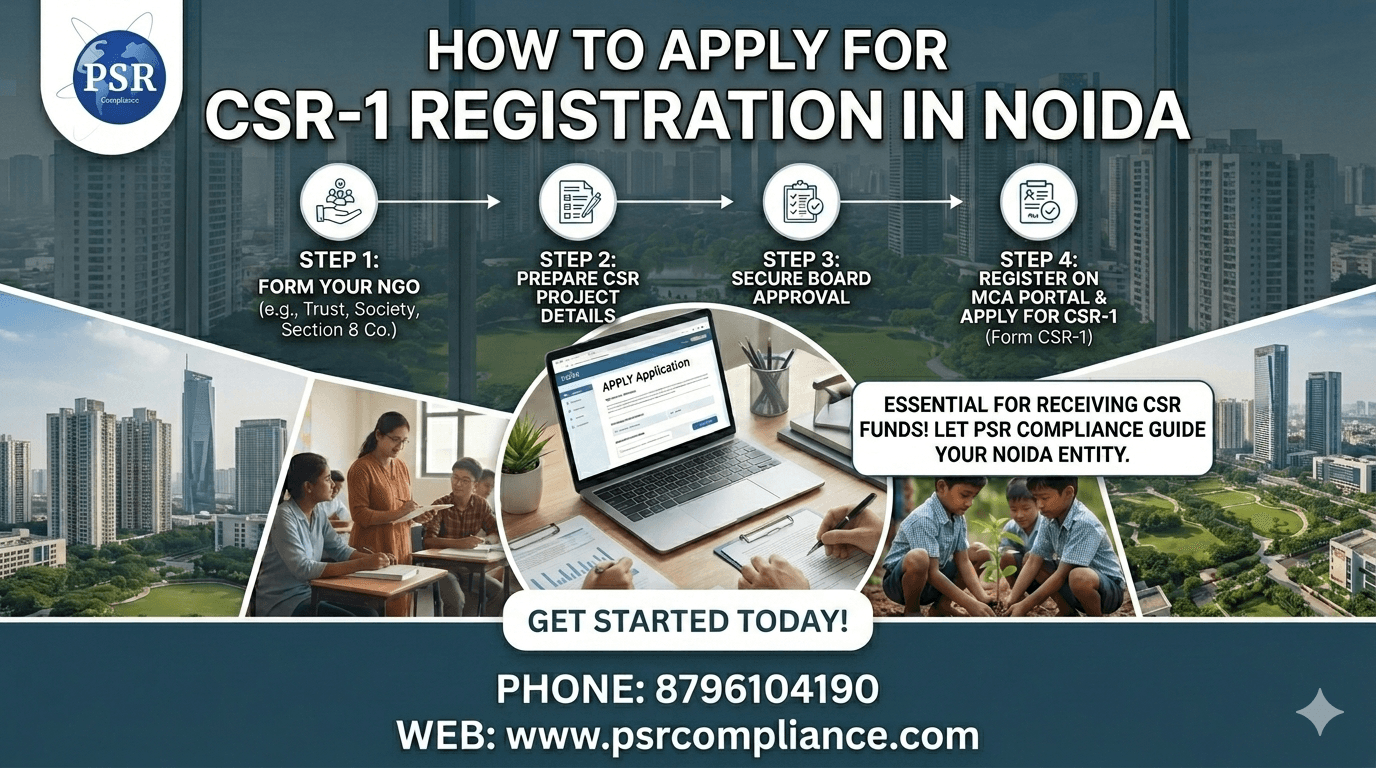 CSR 1 Registration in Noida: Complete Guide (2026)