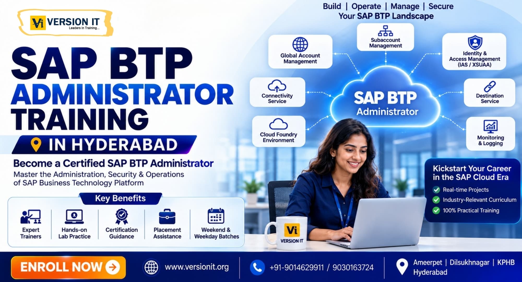 SAP BTP Administrator Training in Hyderabad at Version IT - Course, Skills & Career Opportunities