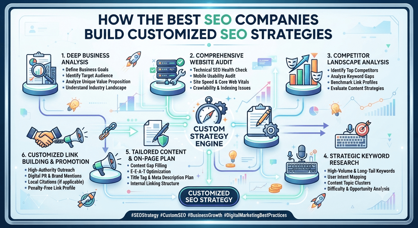 How the Best SEO Companies Build Customized SEO Strategies