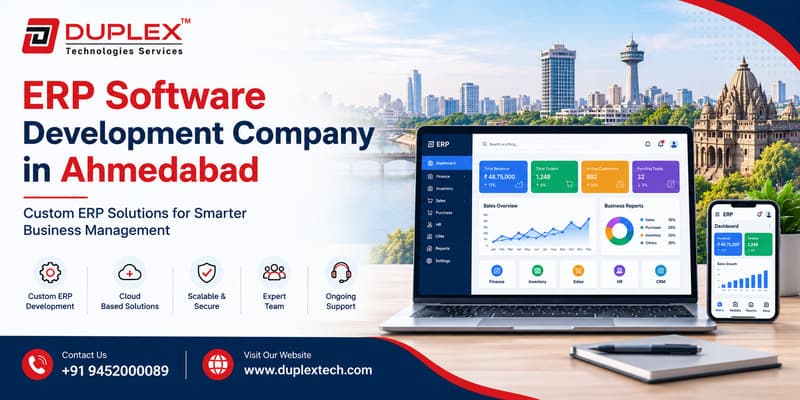 ERP Software Development Company in Ahmedabad for Smart Automation