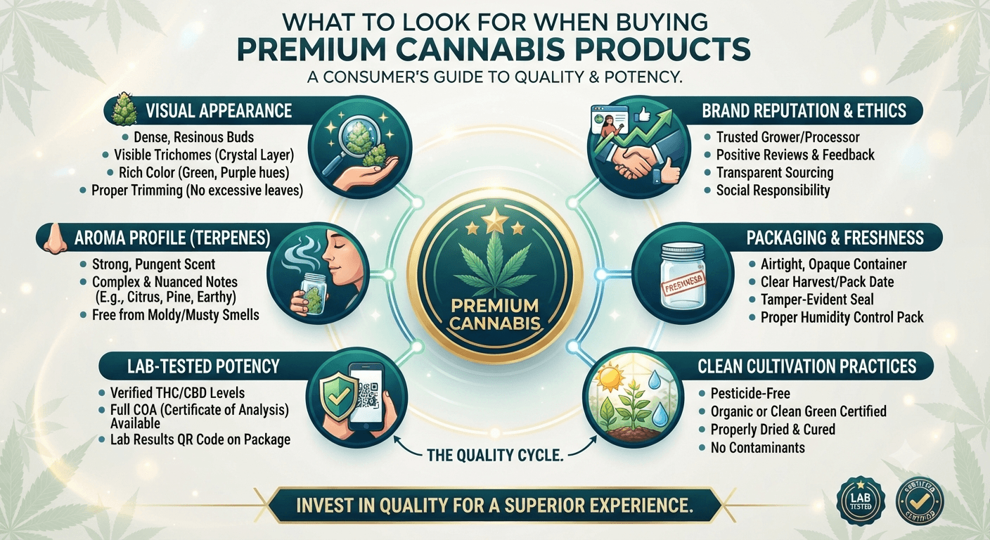 What to Look for When Buying Premium Cannabis Products