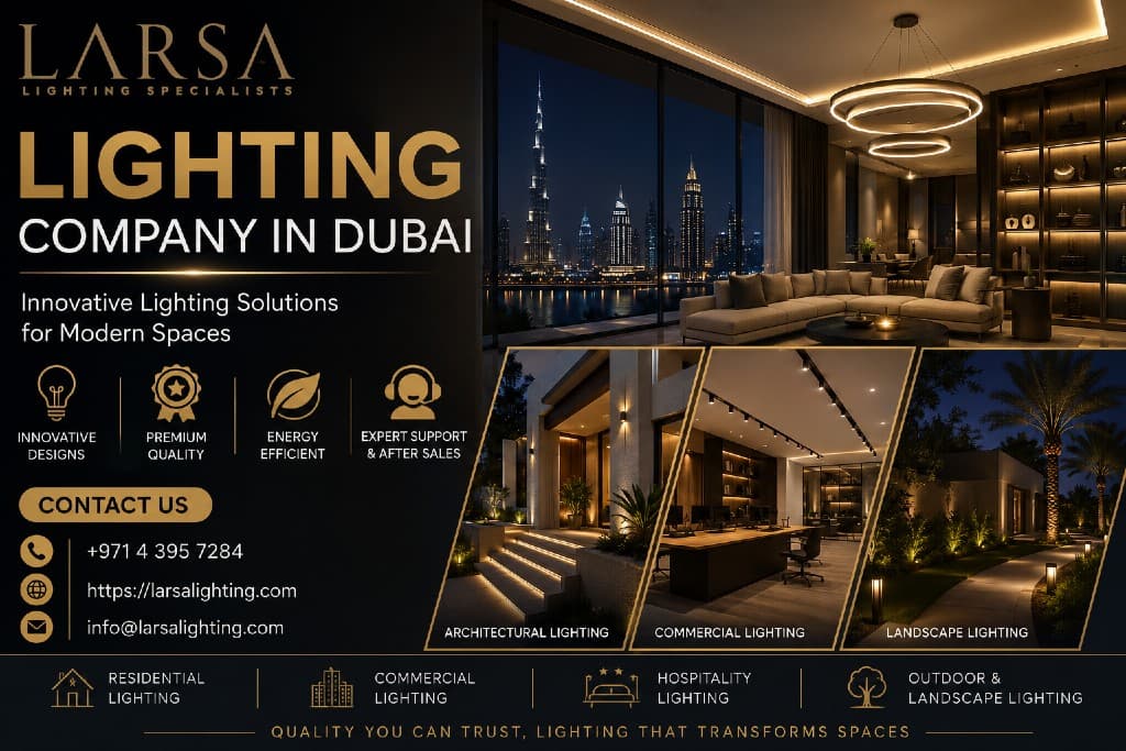 Finding the Best Lighting Company in Dubai for Your Space