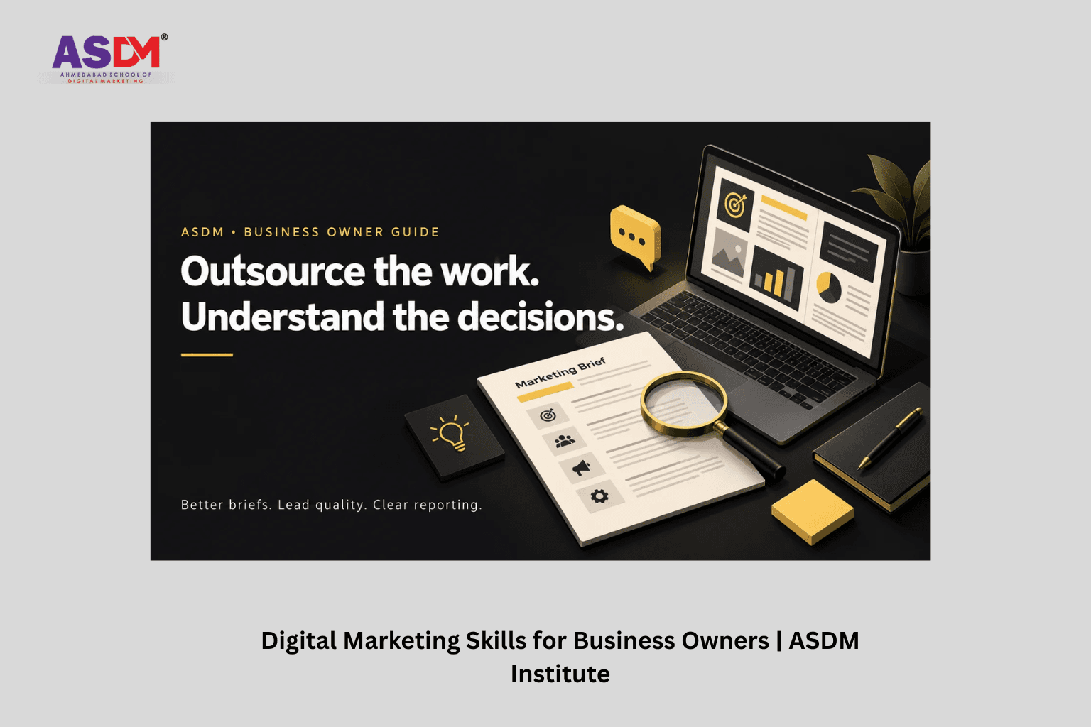 Digital Marketing Skills for Business Owners | ASDM Institute