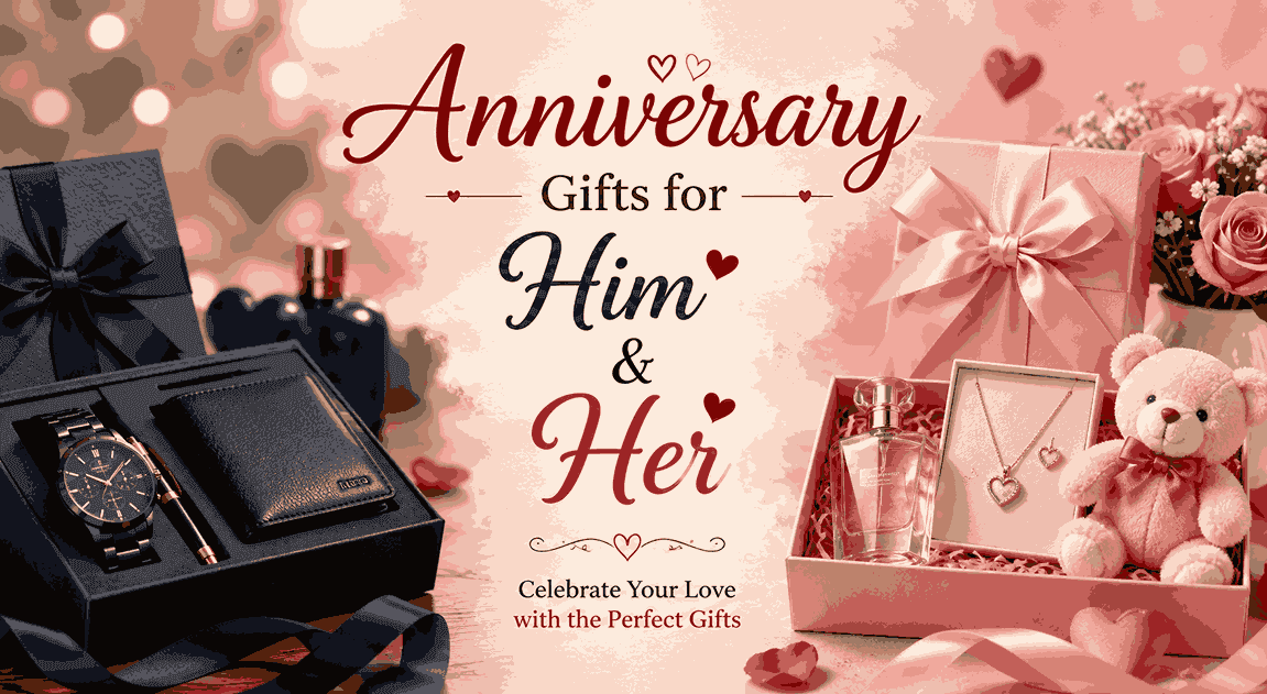 How To Order Anniversary Gifts For Him Online For A Last-Minute Romantic Celebration