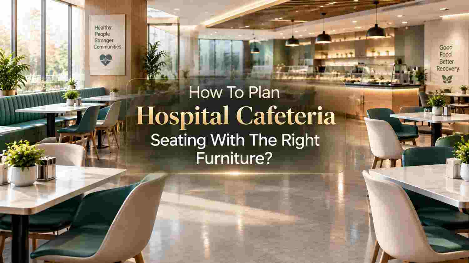 How To Plan Hospital Cafeteria Seating With The Right Furniture?