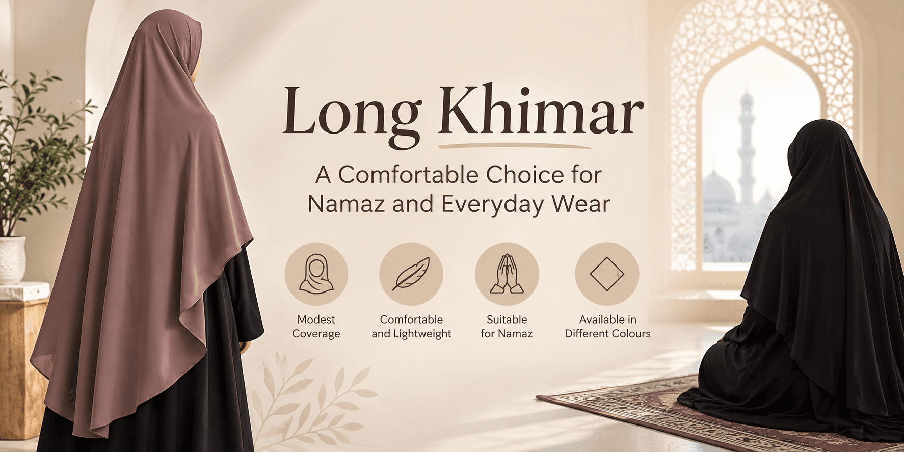 Long Khimar: A Practical Choice for Namaz and Everyday Wear