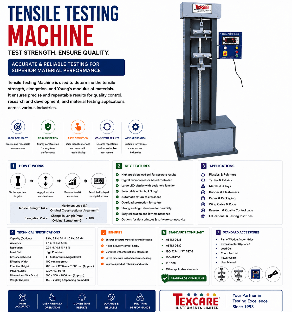 Tensile Testing Machine | High-Precision Material Strength Testing Equipment
