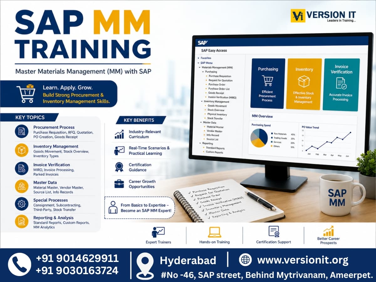 SAP MM Training in Bangalore - version IT