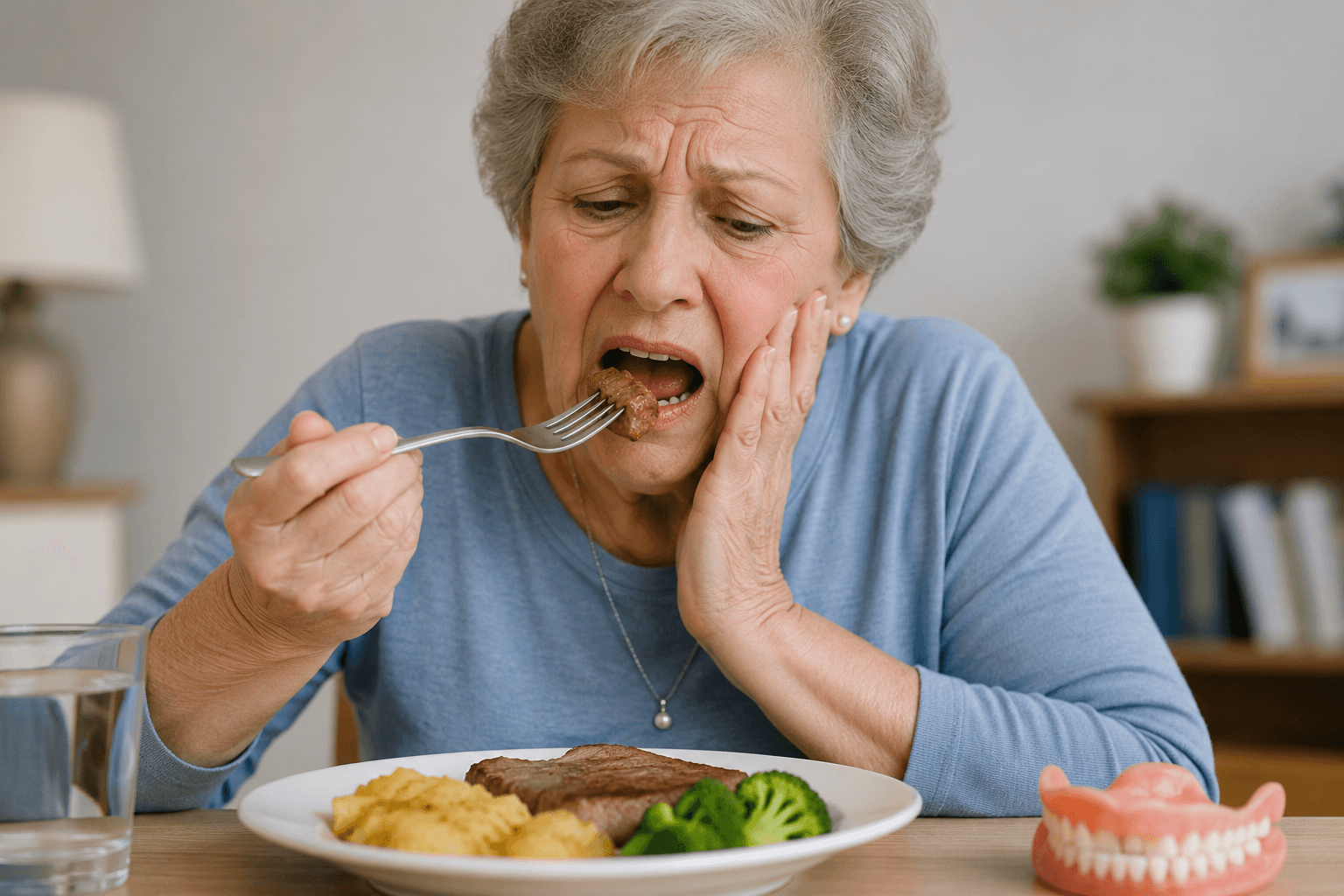 Eating Difficulties With Dentures In Rancho Mirage, CA