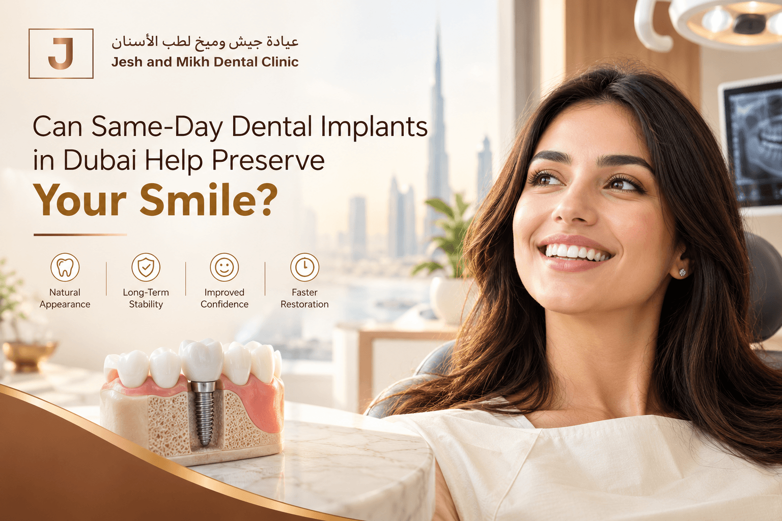 Can Same-Day Dental Implants in Dubai Help Preserve Your Smile?