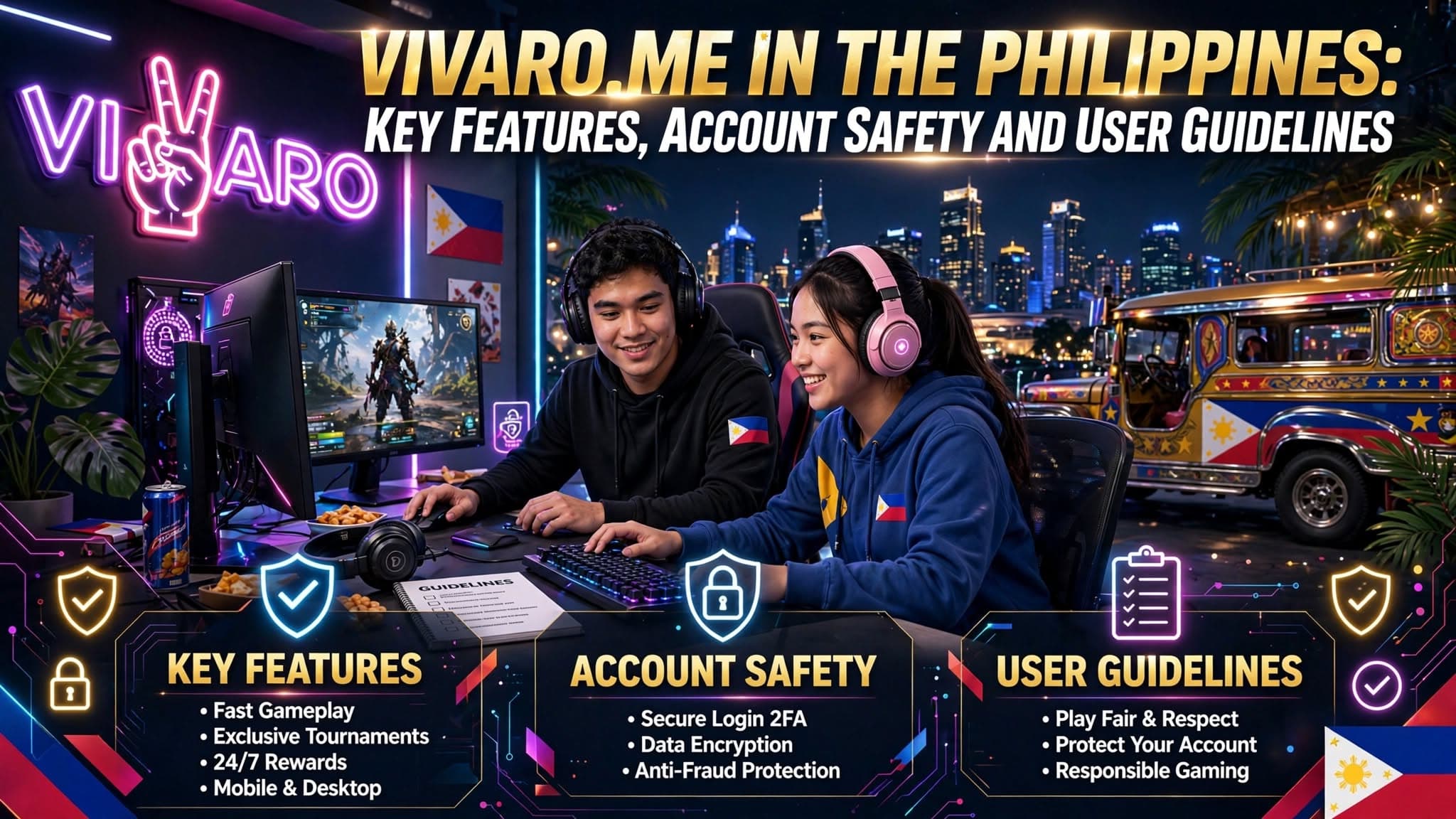 Vivaro.me in the Philippines: Key Features, Account Safety and User Guidelines