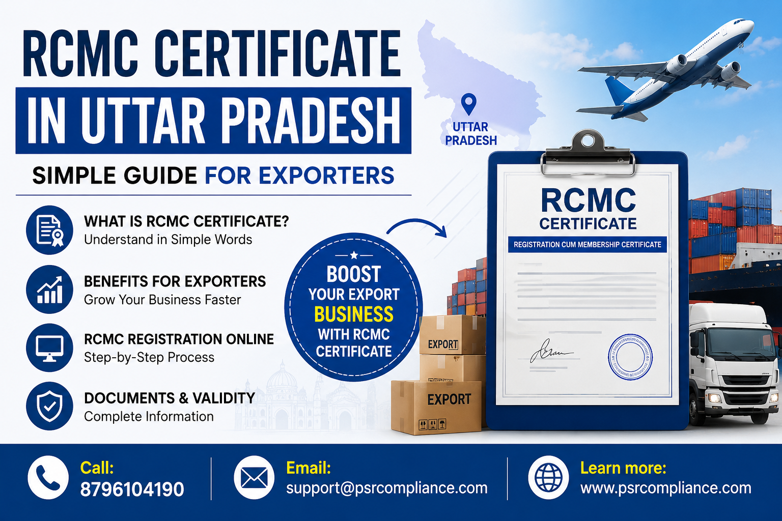 RCMC Certificate in Uttar Pradesh – Simple Guide for Exporters (2026)