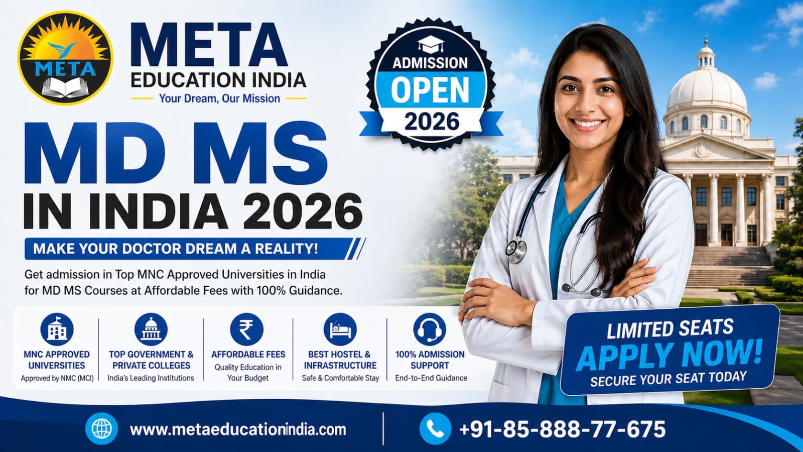 MD MS in India 2026: Admission, NEET PG, Fees & Top Medical Colleges
