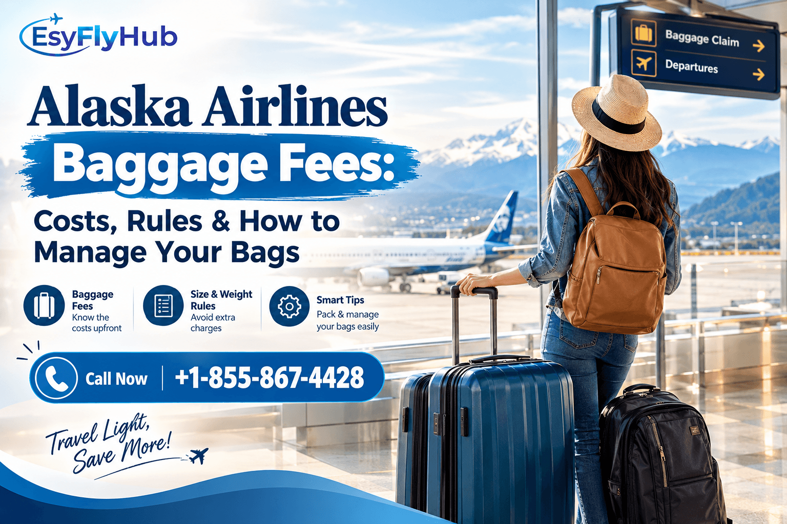 Alaska Airlines Baggage Fees: Costs, Rules & How to Manage Your Bags