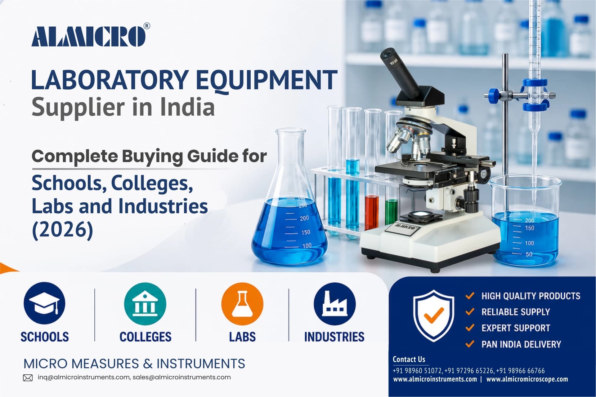 Why Choose a Reliable Laboratory Equipment Supplier in India for Modern Labs
