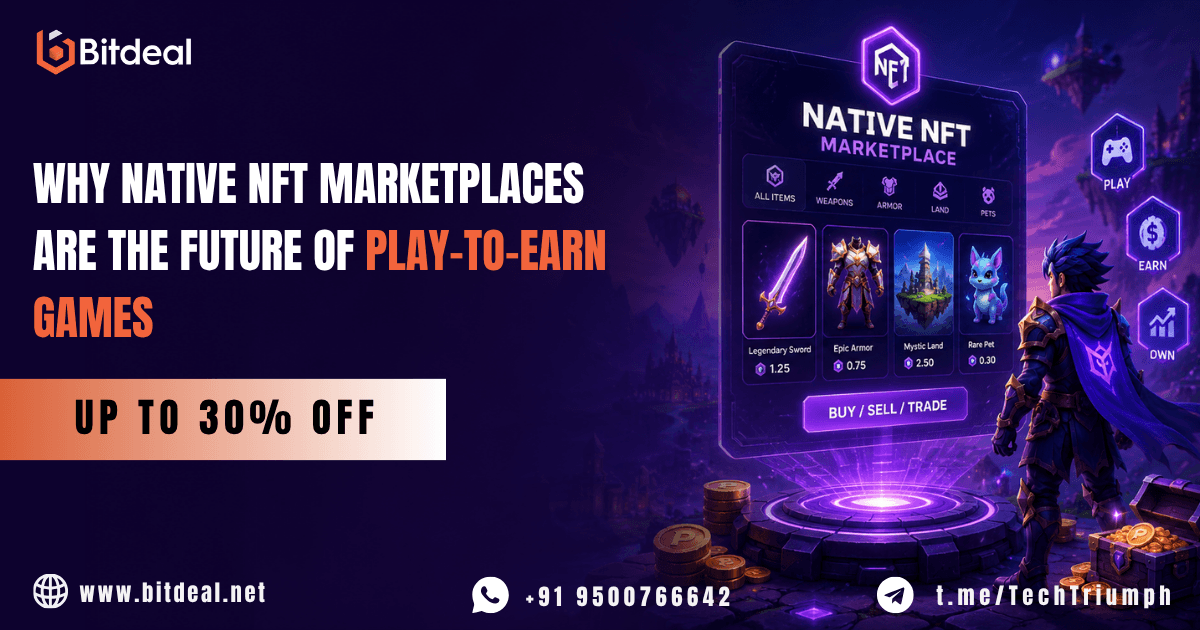 Why Native NFT Marketplaces Are the Future of Play-to-Earn Games