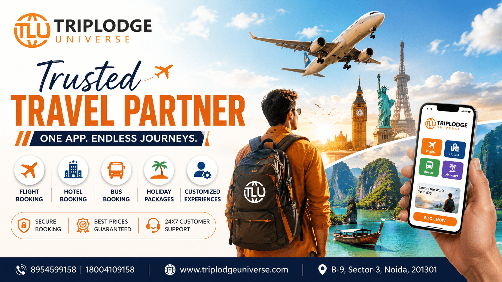 TripLodgeUniverse Your Travel Partner