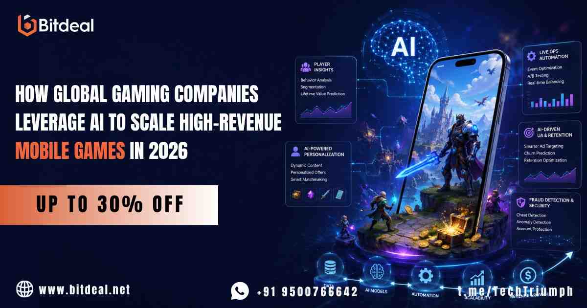How Global Gaming Companies Leverage AI to Scale High-Revenue Mobile Games in 2026