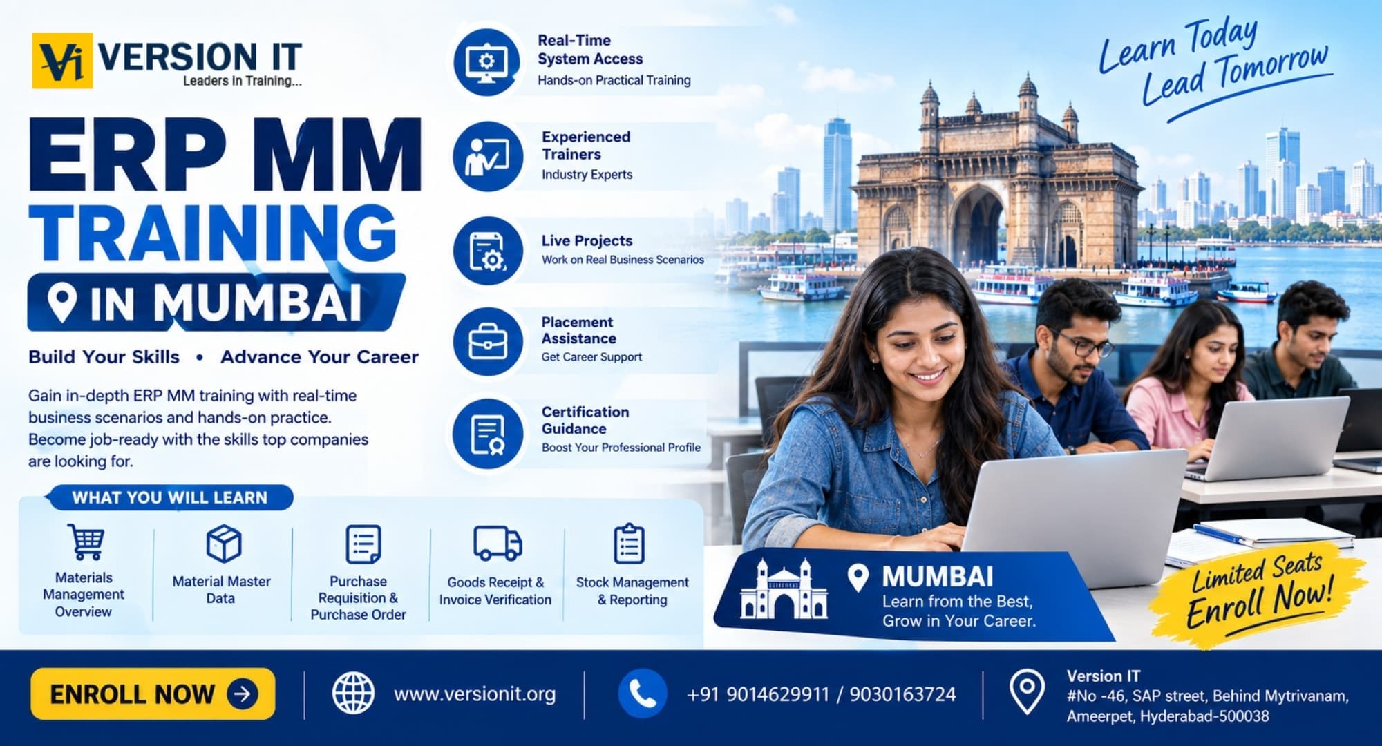 SAP MM Training in Hyderabad at Version IT