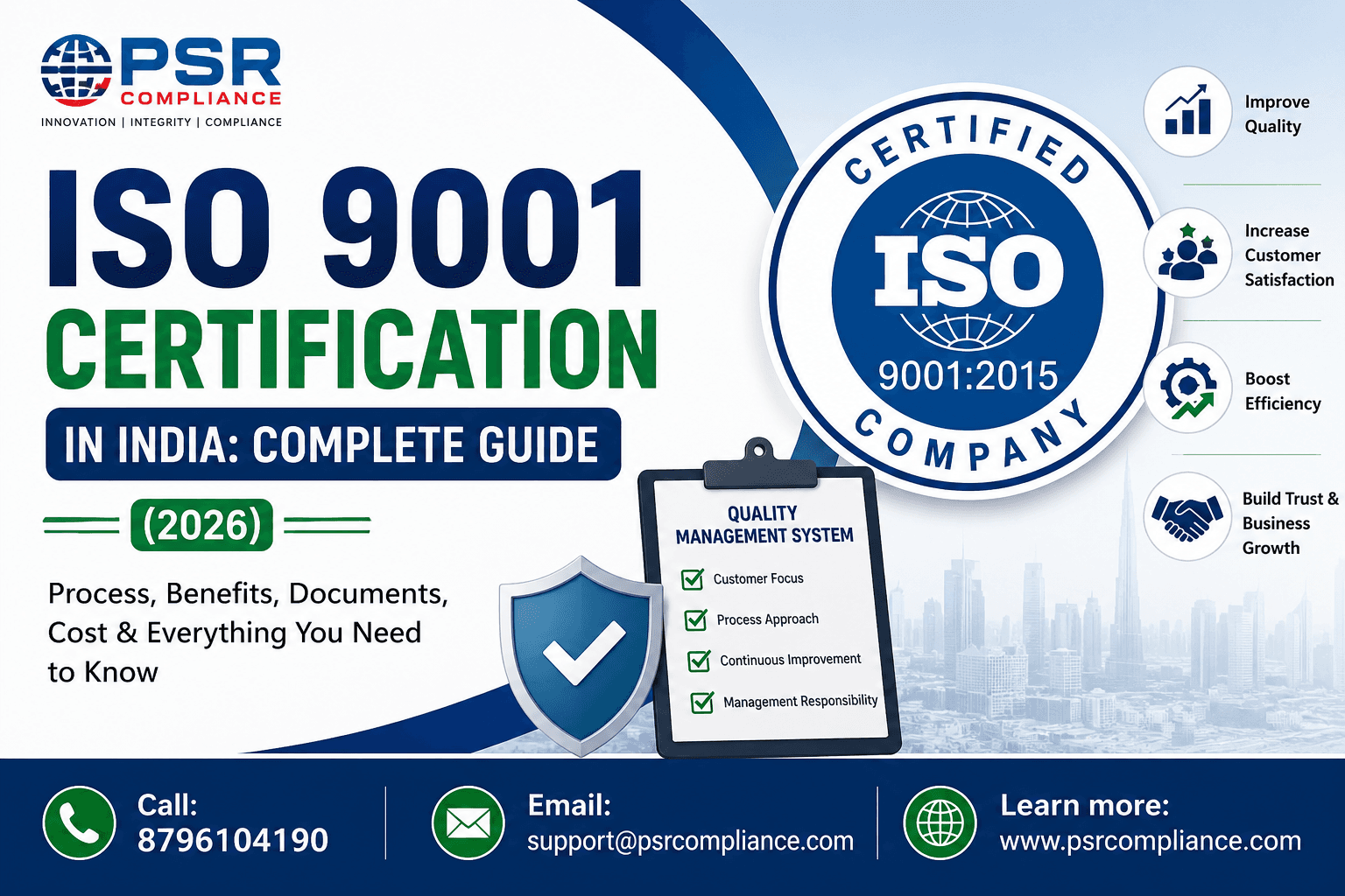 ISO 9001 Certification in India: Complete Guide (2026)