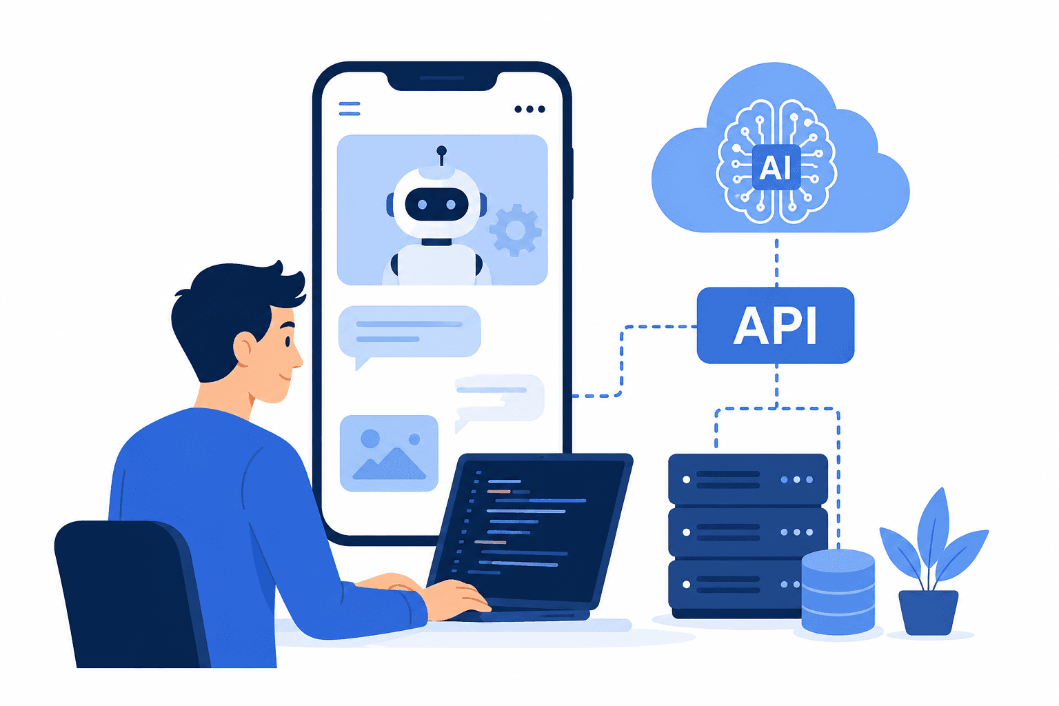 How to Build an AI-Powered Mobile App with a Scalable API Backend