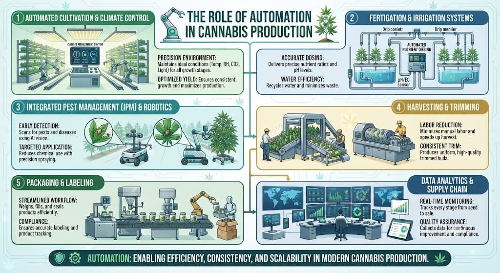 The Role of Automation in Cannabis Production