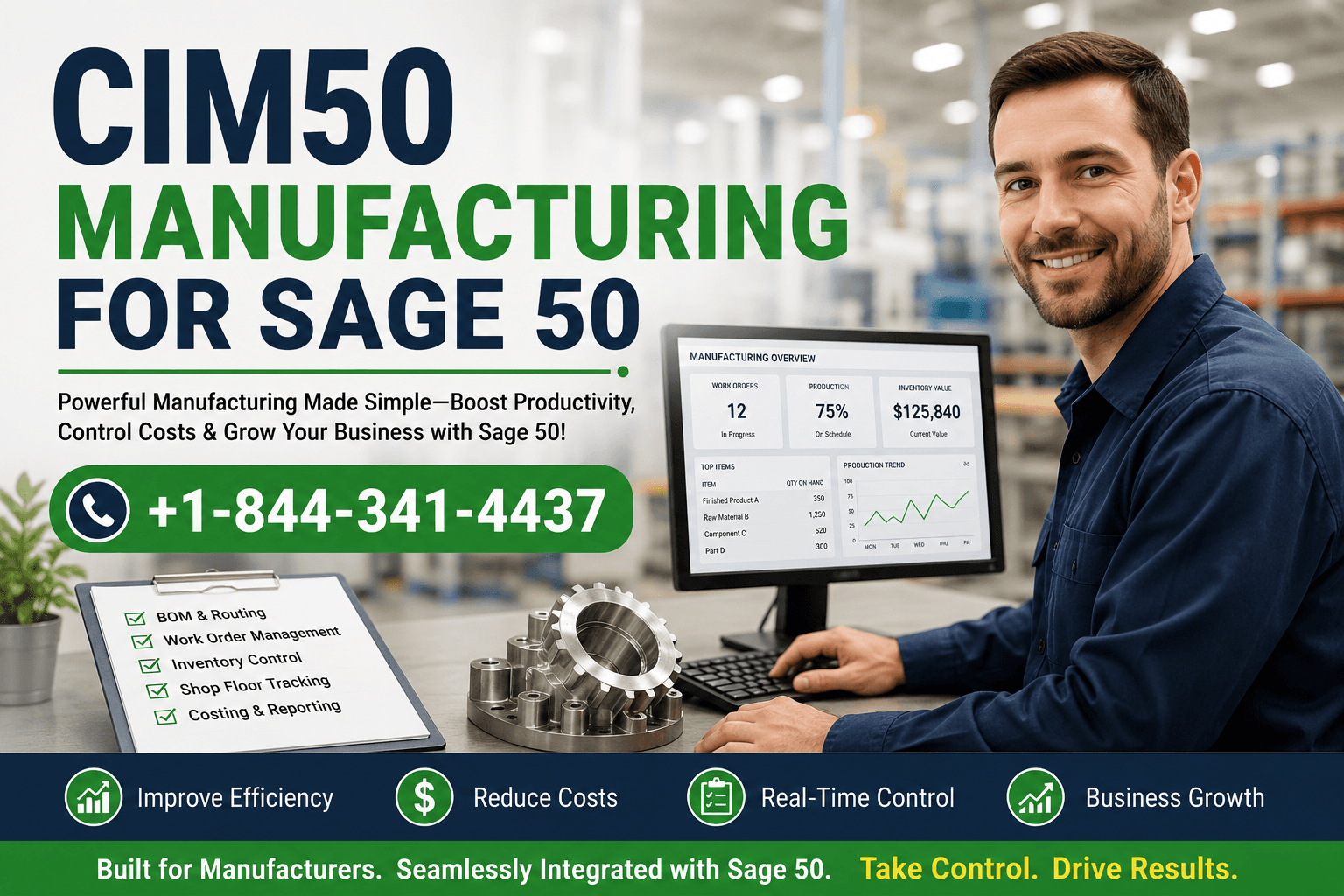 What Are the Key Benefits of Using CIM 50 Manufacturing for Sage 50 in 2026?