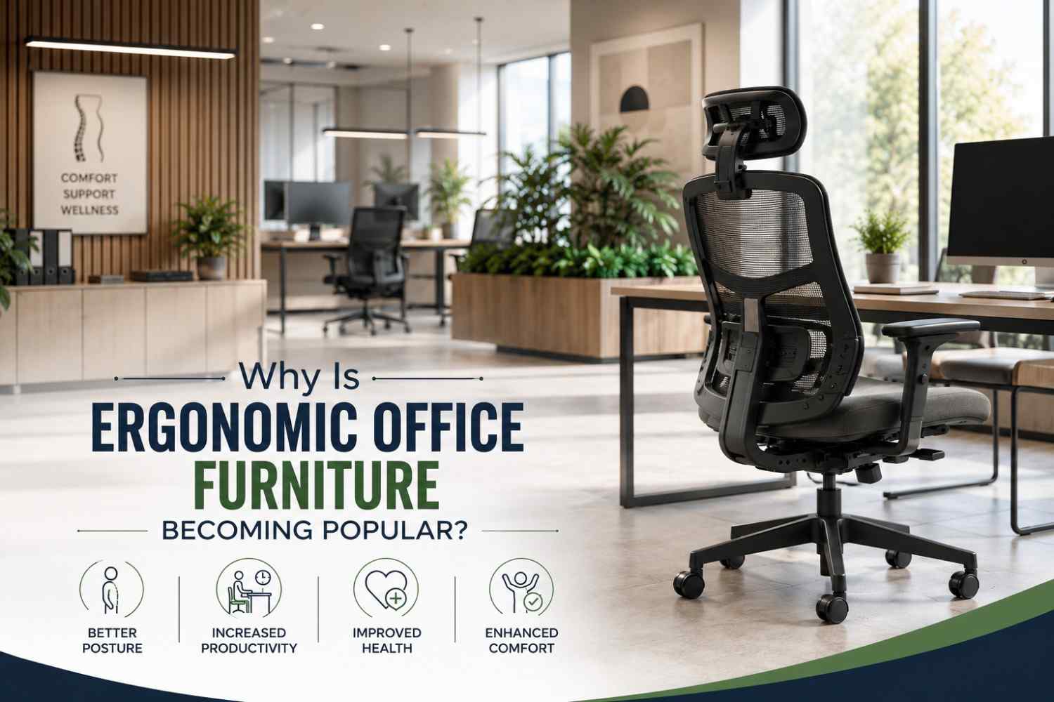 Why Is Ergonomic Office Furniture Becoming Popular?