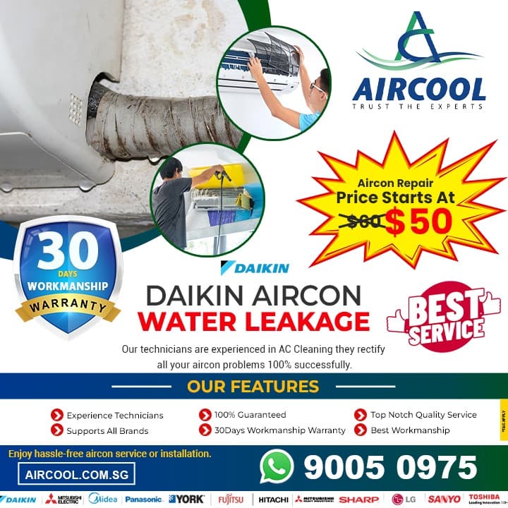 Daikin Aircon Water leaking