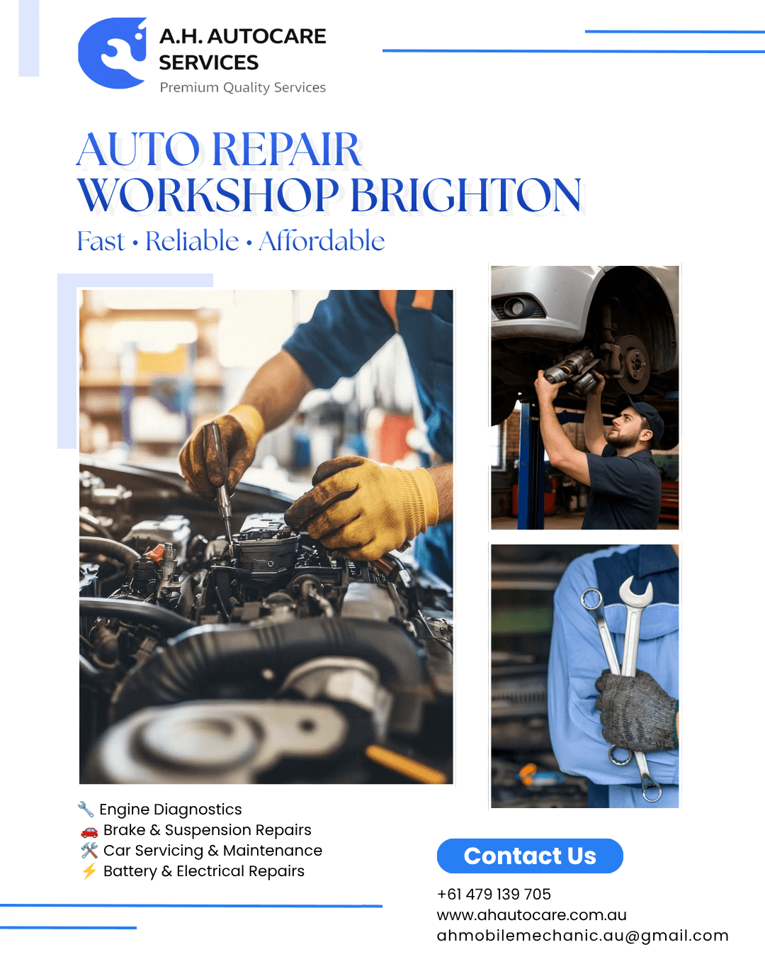 Reliable Auto Mechanic in Brighton | Affordable Car Repairs