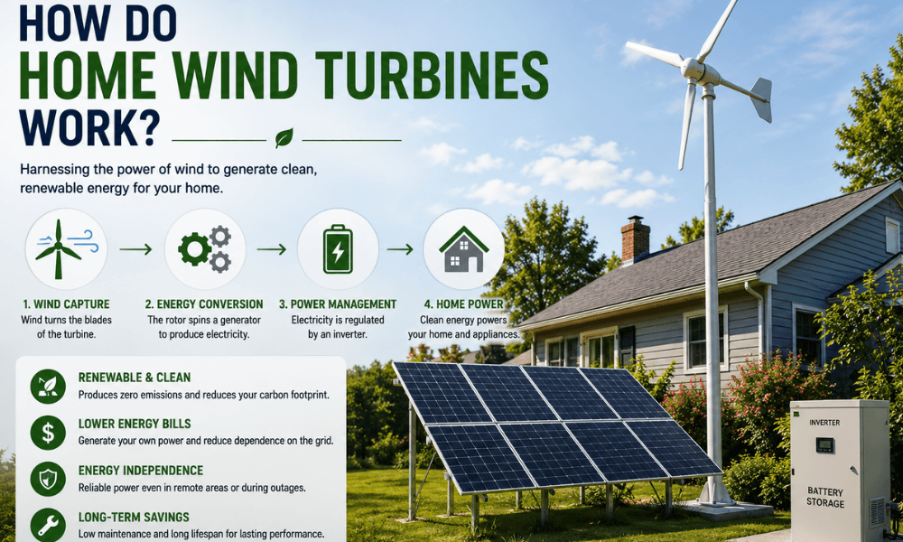 How Do Home Wind Turbines Work?