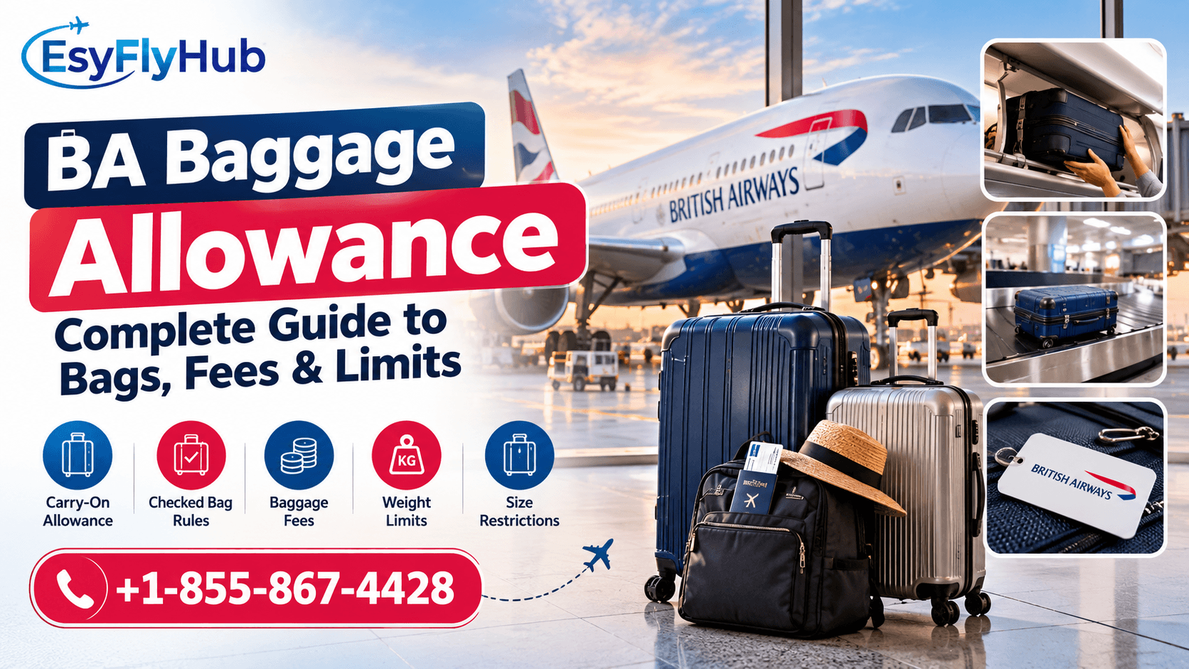 B A Baggage Allowance: Complete Guide to Bags, Fees & Limits