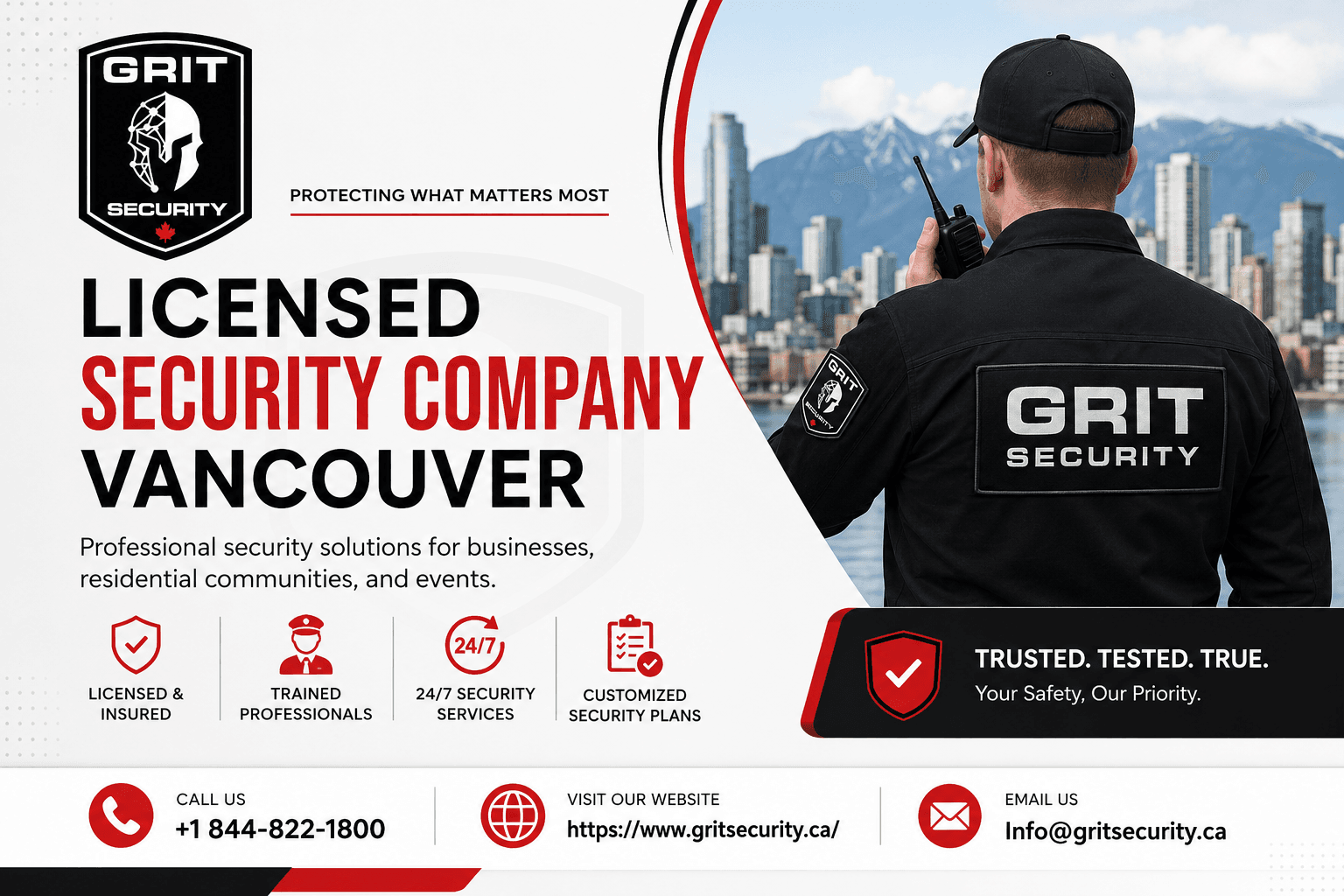 Benefits of Hiring a Licensed Security Company Vancouver