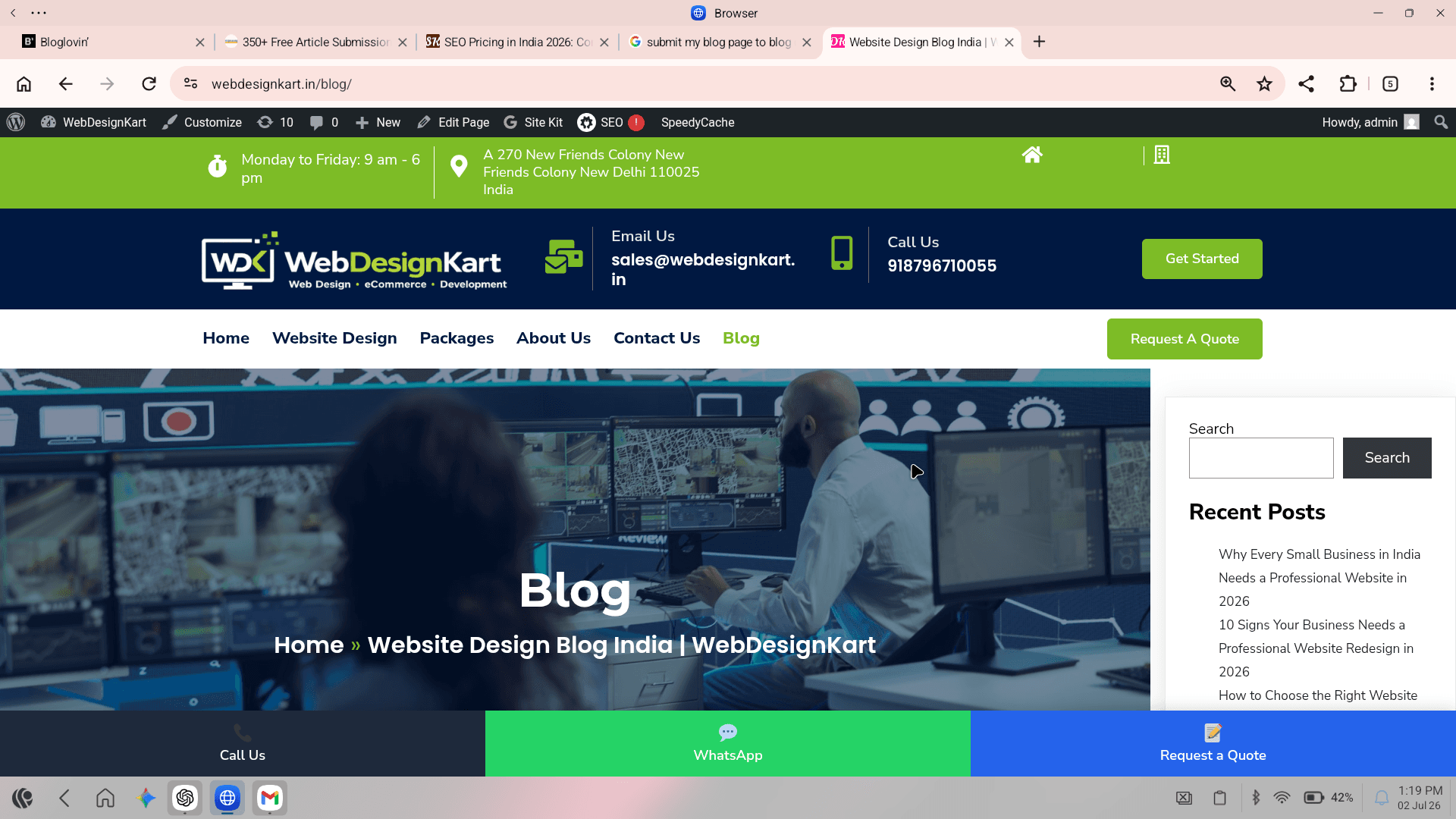Website Design Blog