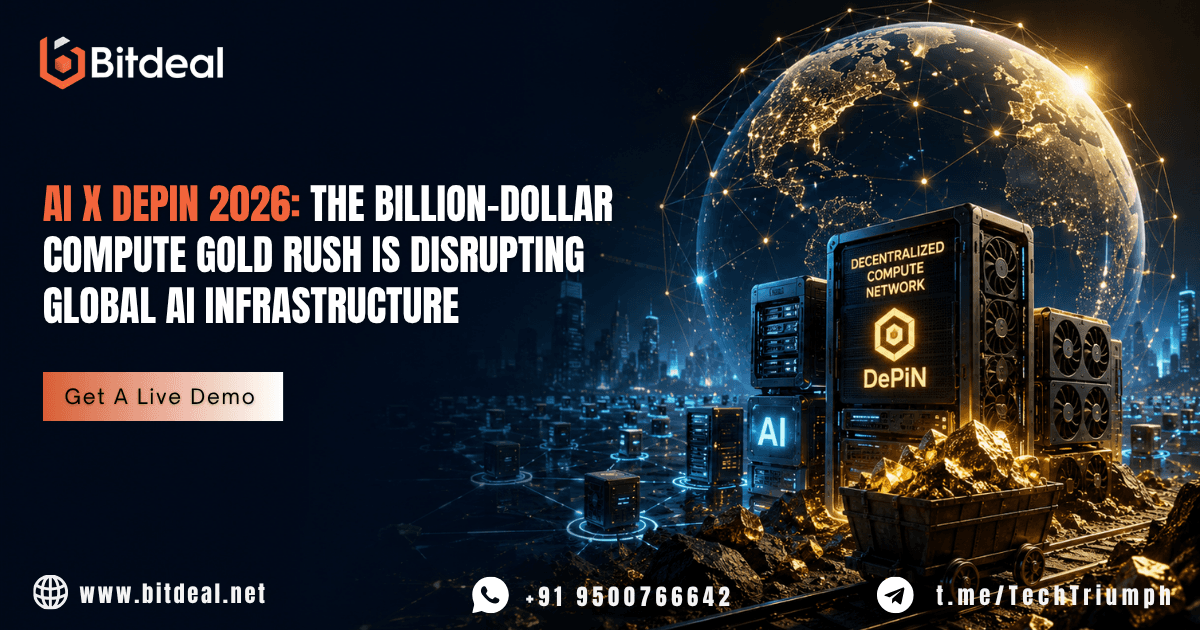 AI x DePIN 2026: The Billion-Dollar Compute Gold Rush Is Disrupting Global AI Infrastructure In 2026, the AI industry is facing a growing infras