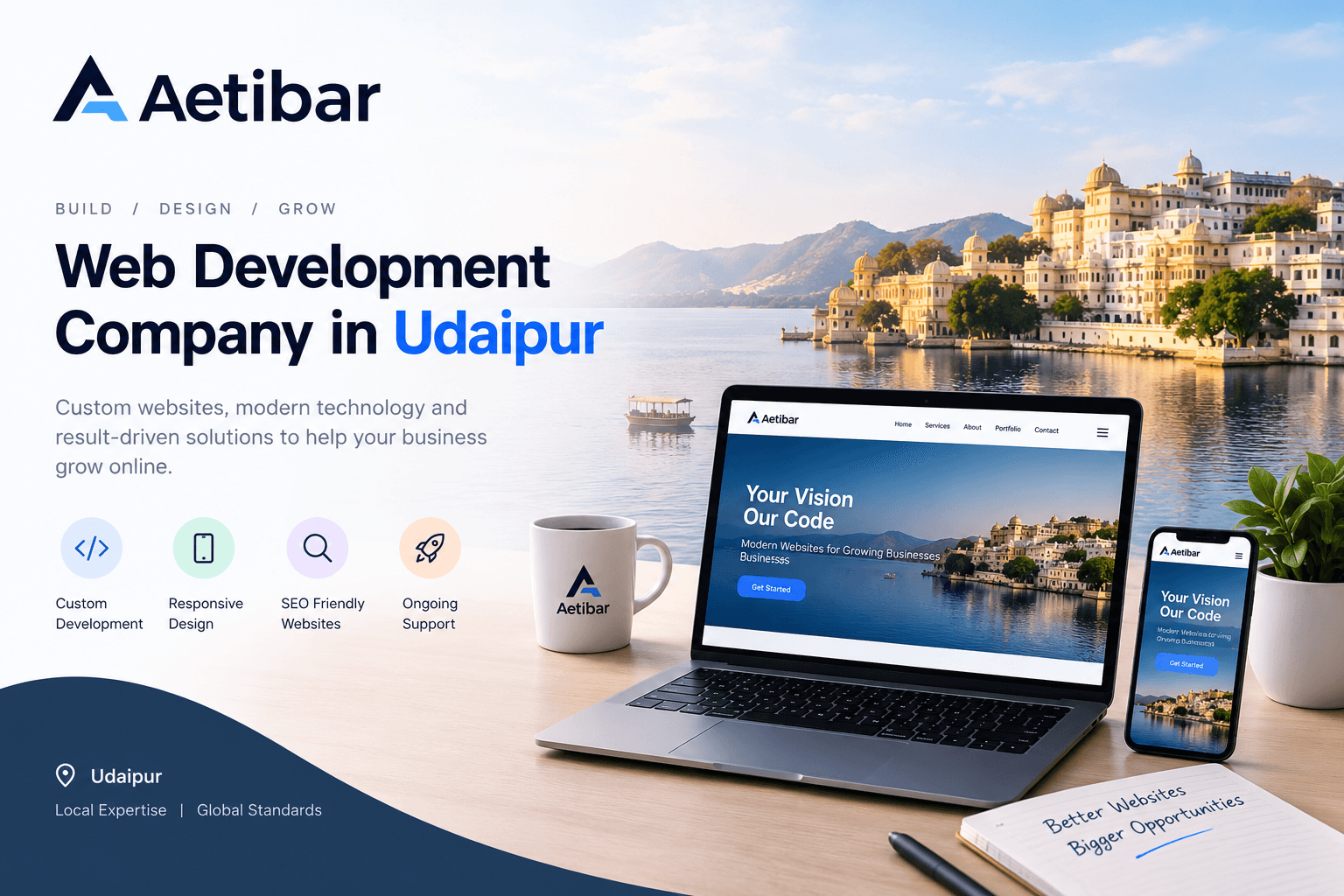 Web Development Compnay in Udaipur | Aetibar