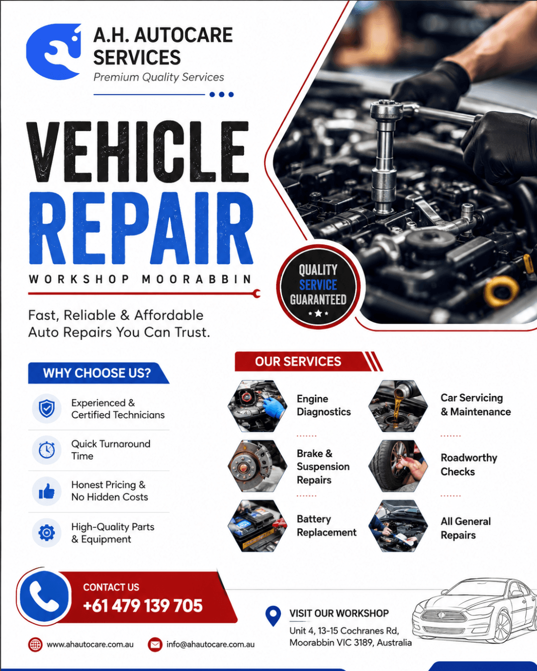 Reliable Auto Repair Workshop in Moorabbin