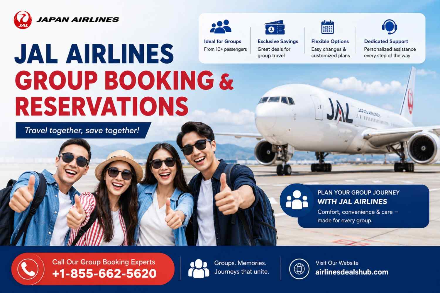 Guide to JAL Airlines Group Booking Deals & Reservations