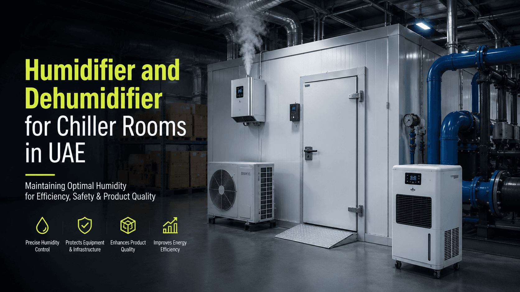 Humidifier and Dehumidifier for Chiller Rooms in UAE